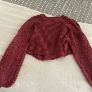 Cropped sweater